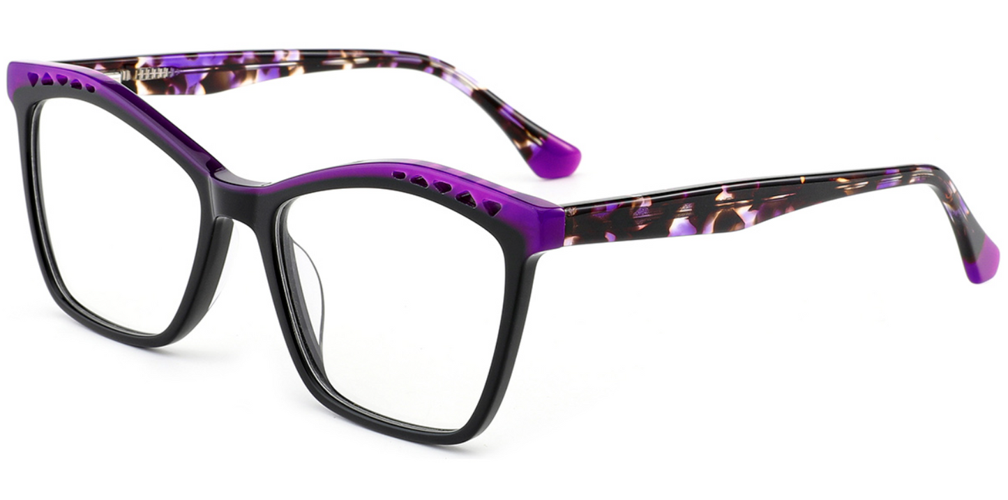 Acetate Square Frame F7588