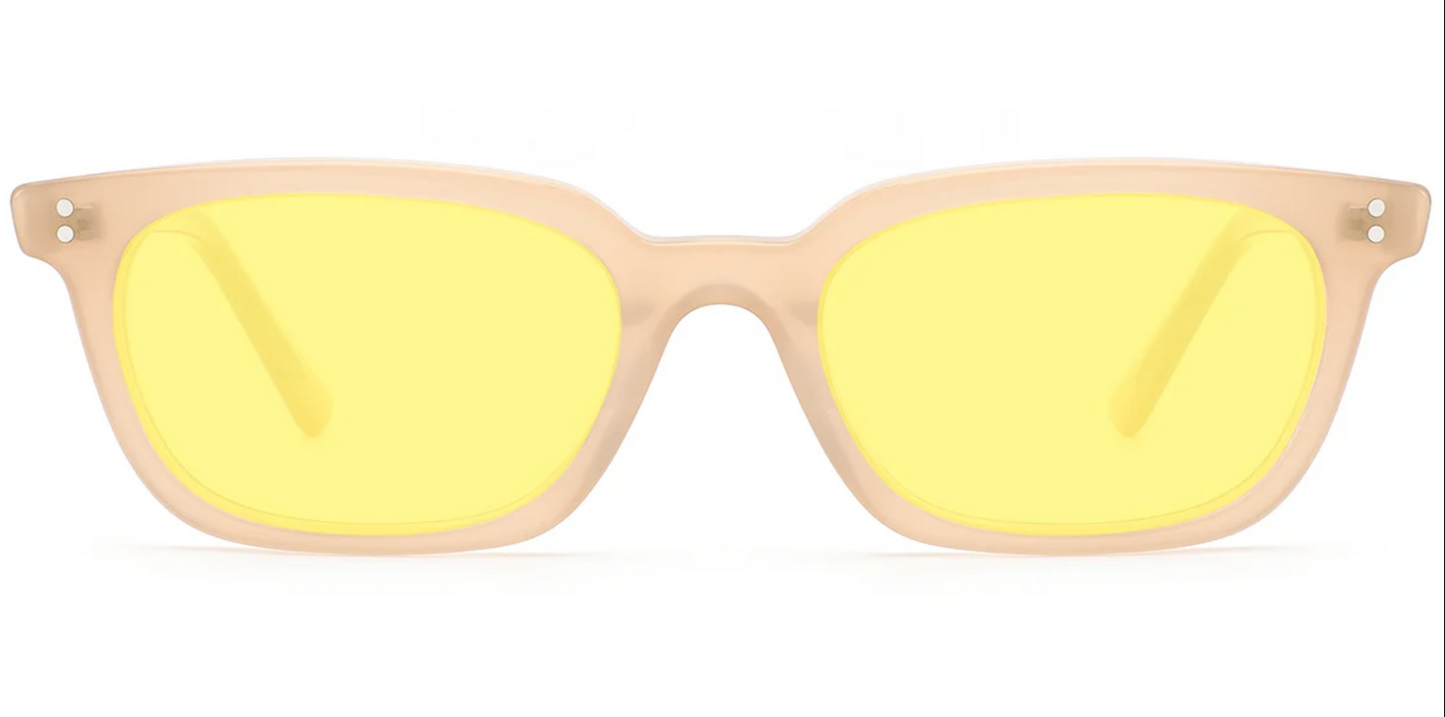 Acetate Rectangle Sunglasses SG8611