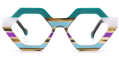 Acetate Geometric Frame F5592