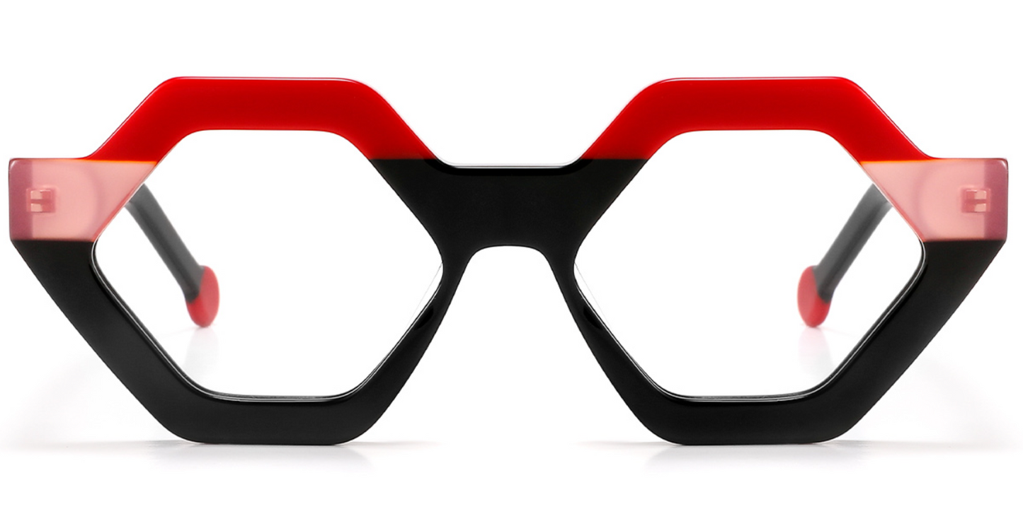 Acetate Geometric Frame F5592