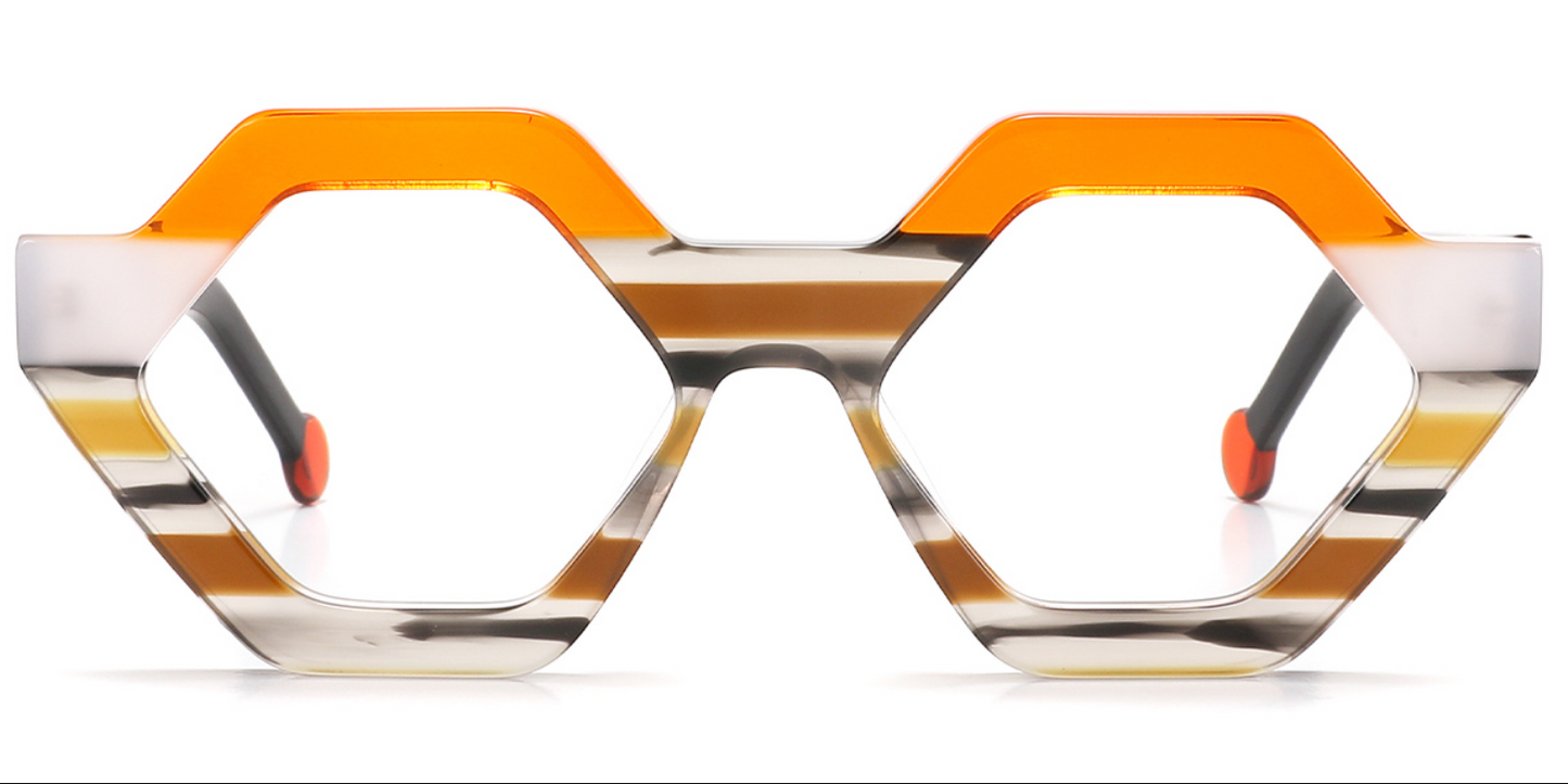 Acetate Geometric Frame F5592