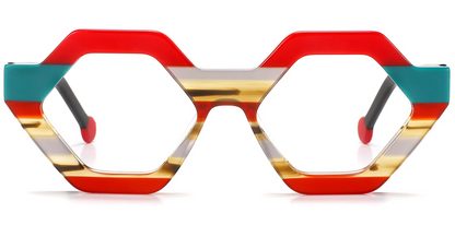 Acetate Geometric Frame F5592