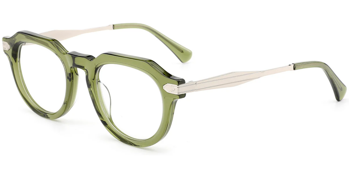 Acetate Oval Frame F7866