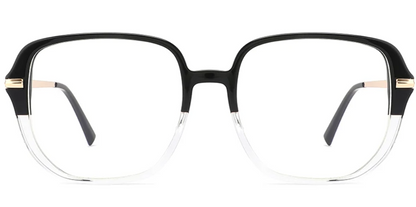 Mixed Material;Acetate Square Frame F3961