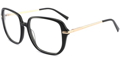 Mixed Material;Acetate Square Frame F3961