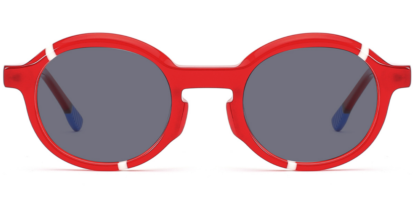 Kid's Acetate Oval Sunglasses SG7113