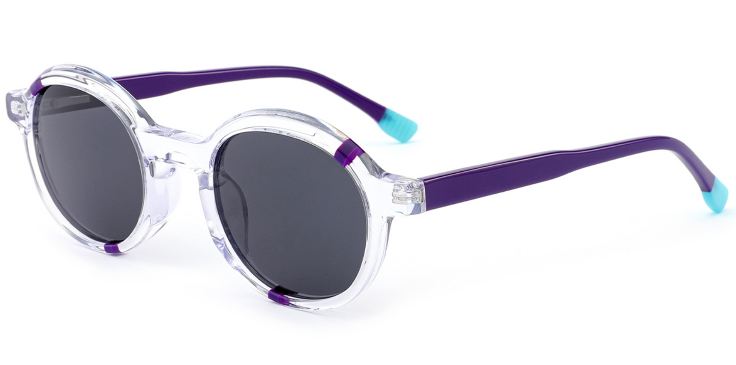 Kid's Acetate Oval Sunglasses SG7113