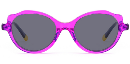 Kid's Acetate Oval Cat Eye Sunglasses SG7105