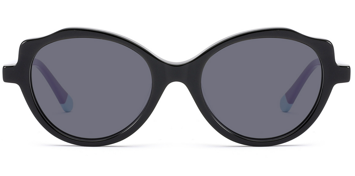Kid's Acetate Oval Cat Eye Sunglasses SG7105