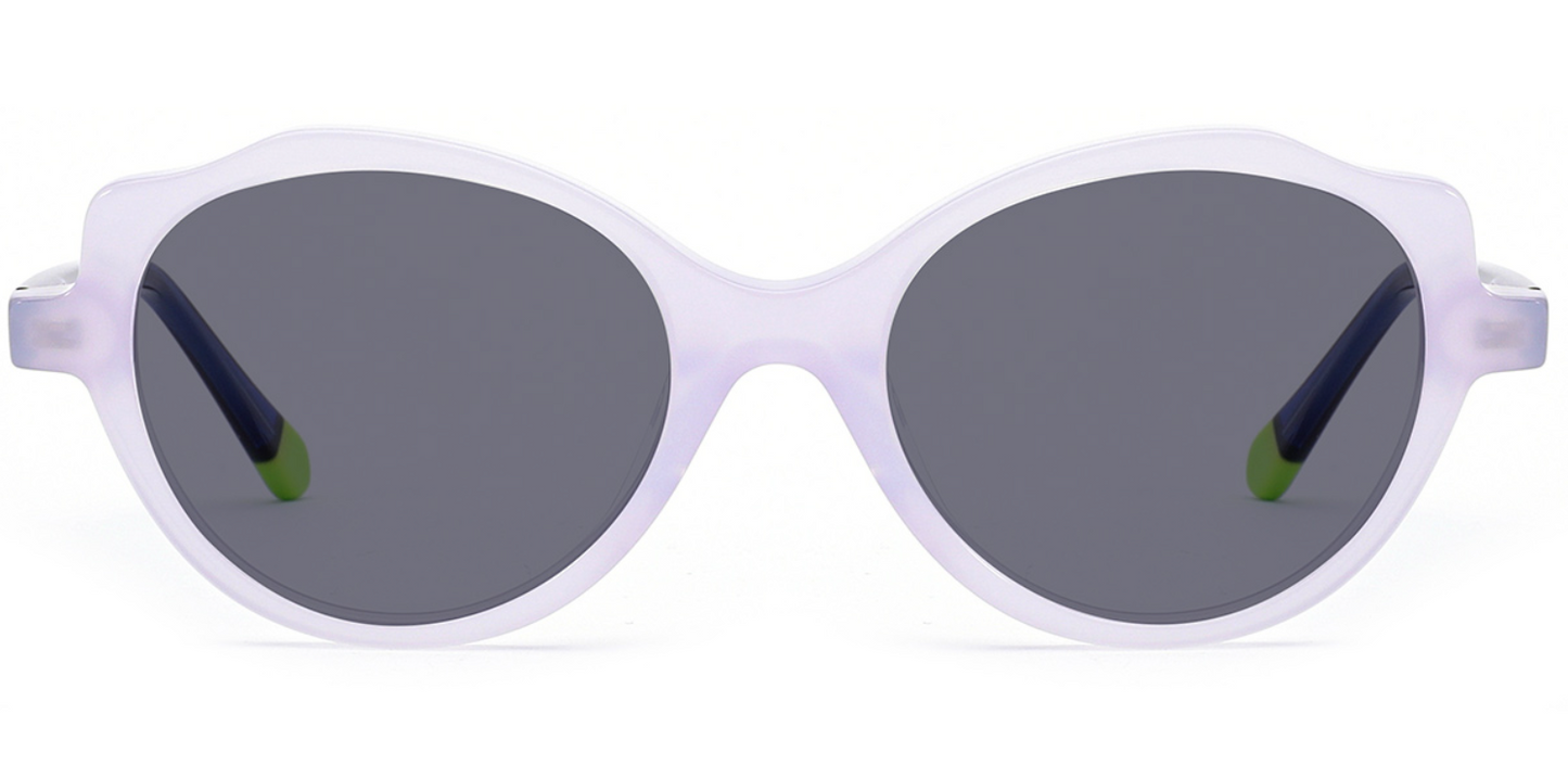 Kid's Acetate Oval Cat Eye Sunglasses SG7105