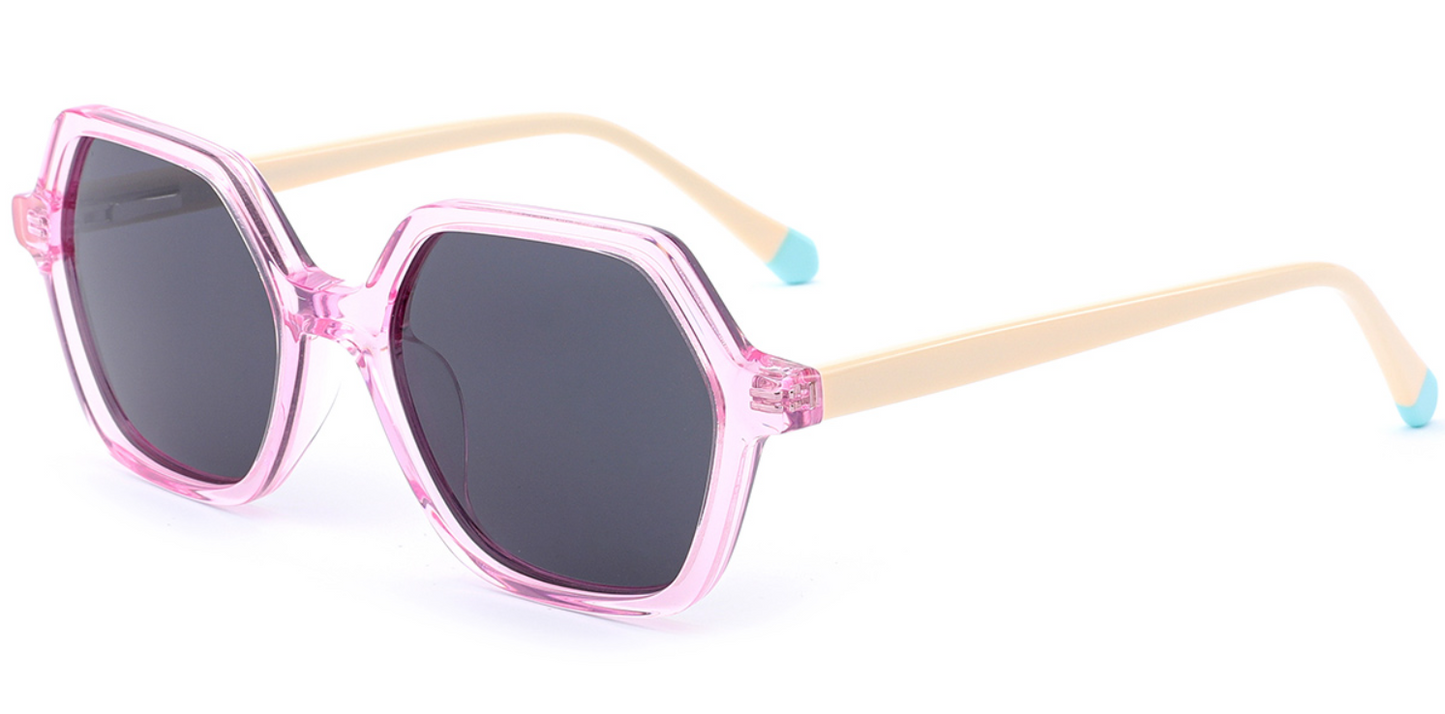 Kid's Acetate Square Sunglasses SG7107