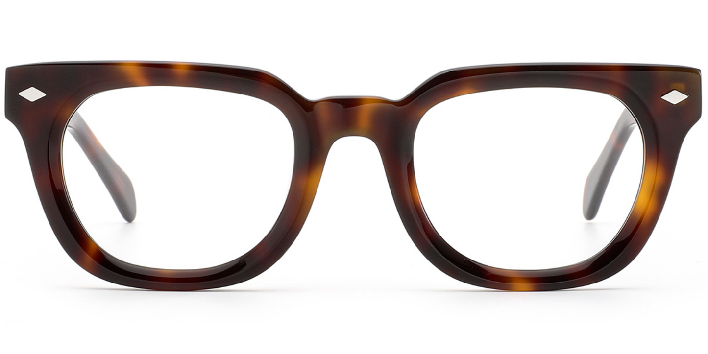 Acetate Square Frame F8576