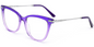 Acetate & Titanium Cat Eye Frame F8681