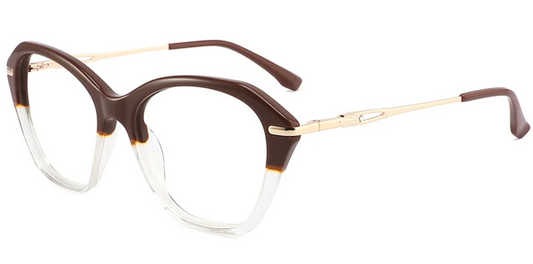 Mixed Material;Acetate Geometric Frame F3955