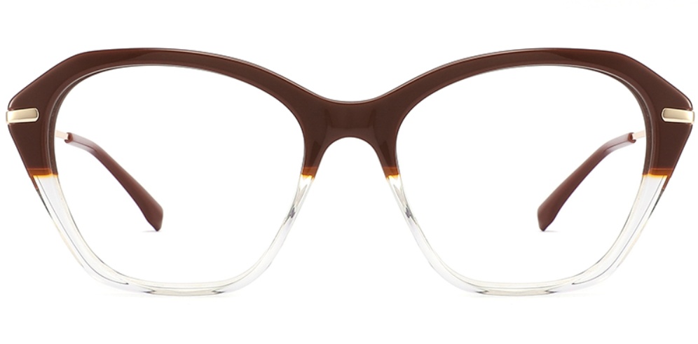 Mixed Material;Acetate Geometric Frame F3955