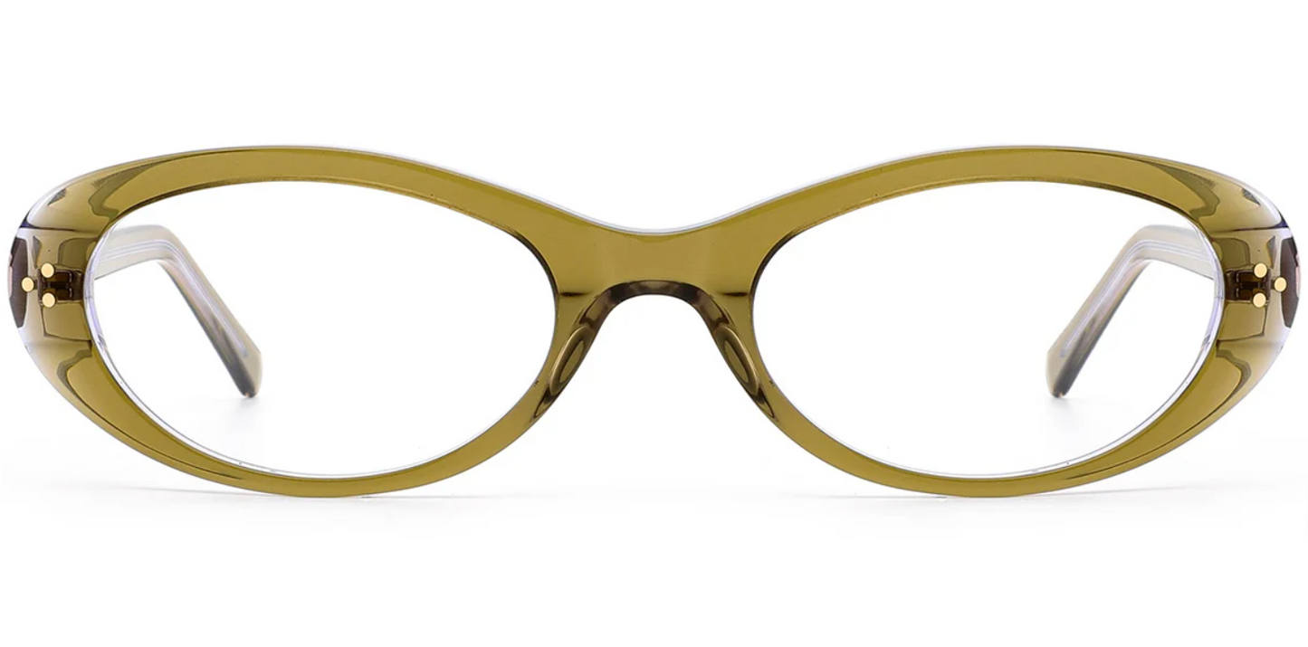 Acetate Oval Frame F8685