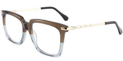 Mixed Material;Acetate Rectangle Frame F3956