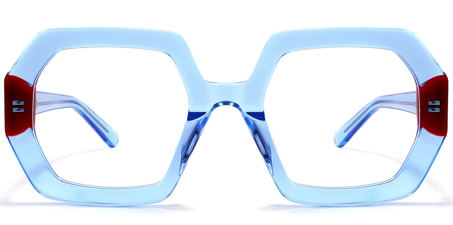 Acetate Geometric Frame F5582