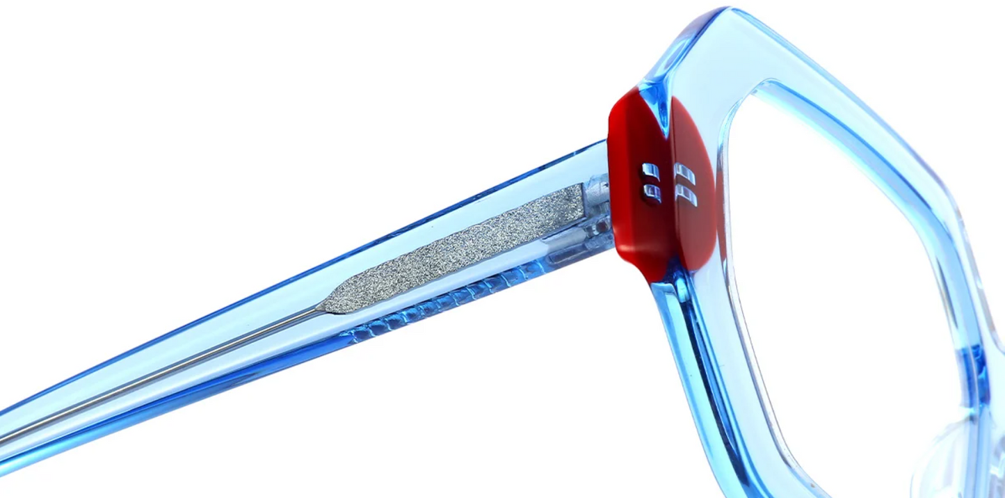 Acetate Geometric Frame F5582