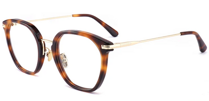 Acetate Metal Oval Frame F3293