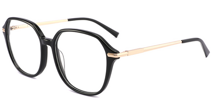 Mixed Material;Acetate Geometric Frame F3960
