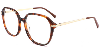 Mixed Material;Acetate Geometric Frame F3960