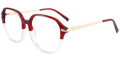 Mixed Material;Acetate Geometric Frame F3960