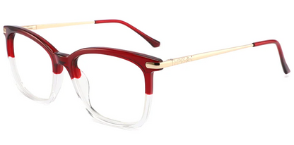 Mixed Material;Acetate Rectangle Frame F3957