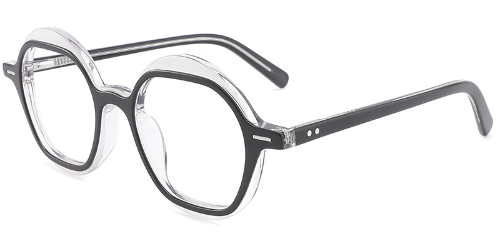 Acetate Geometric Frame F3755