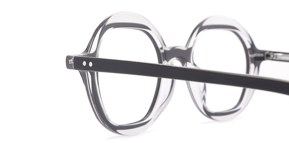 Acetate Geometric Frame F3755