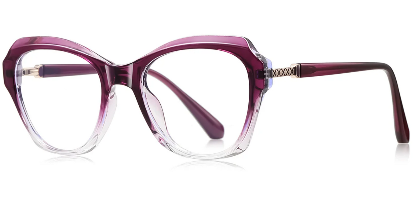 TR, Mixed Material Square Frame F8638