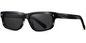 Acetate Rectangle Sunglasses SG8672