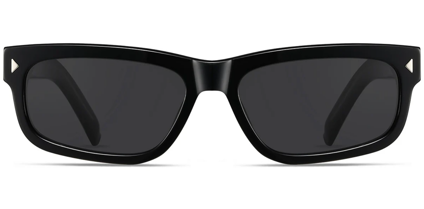 Acetate Rectangle Sunglasses SG8672