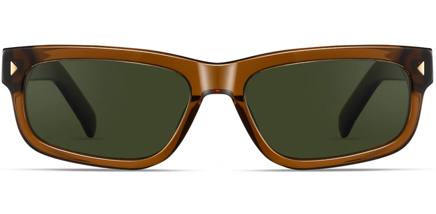 Acetate Rectangle Sunglasses SG8672