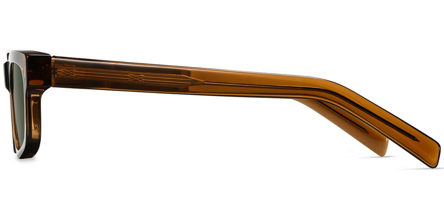 Acetate Rectangle Sunglasses SG8672