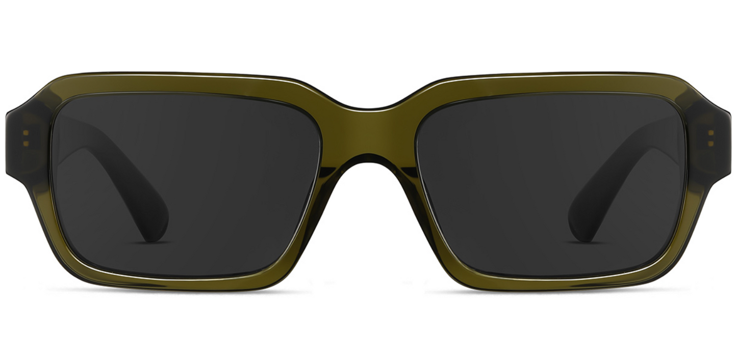 Acetate Rectangle Sunglasses SG8674