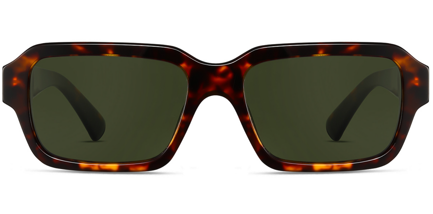 Acetate Rectangle Sunglasses SG8674