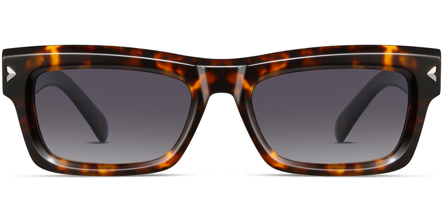 Acetate Rectangle Sunglasses SG8668