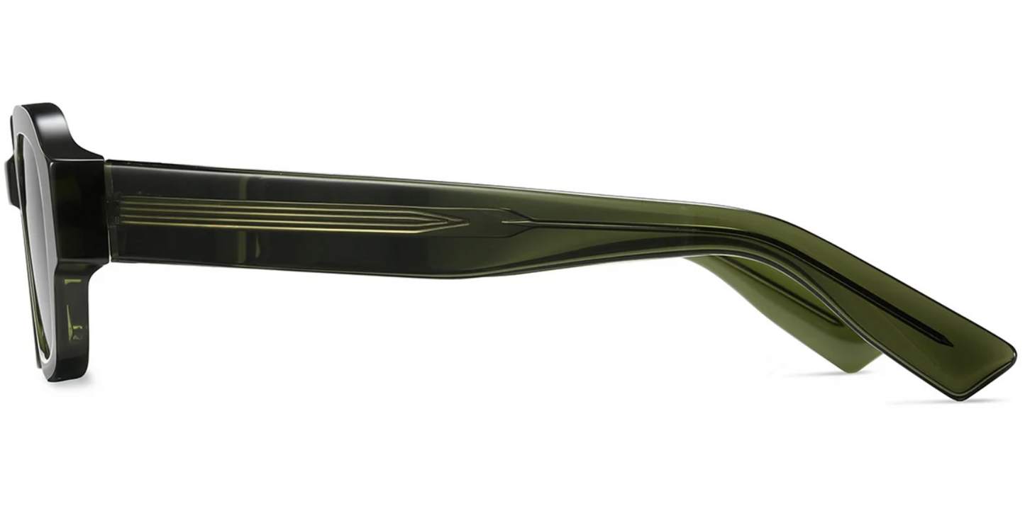 Acetate Rectangle Sunglasses SG8669