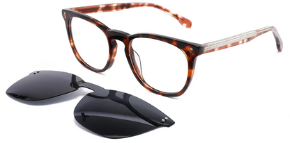 Acetate Rectangle Clip-Ons Frame F2395