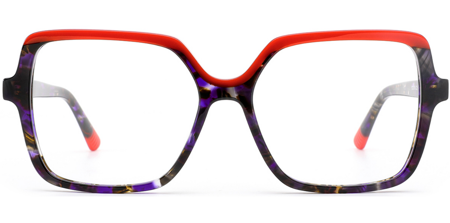 Acetate Square Frame F7243