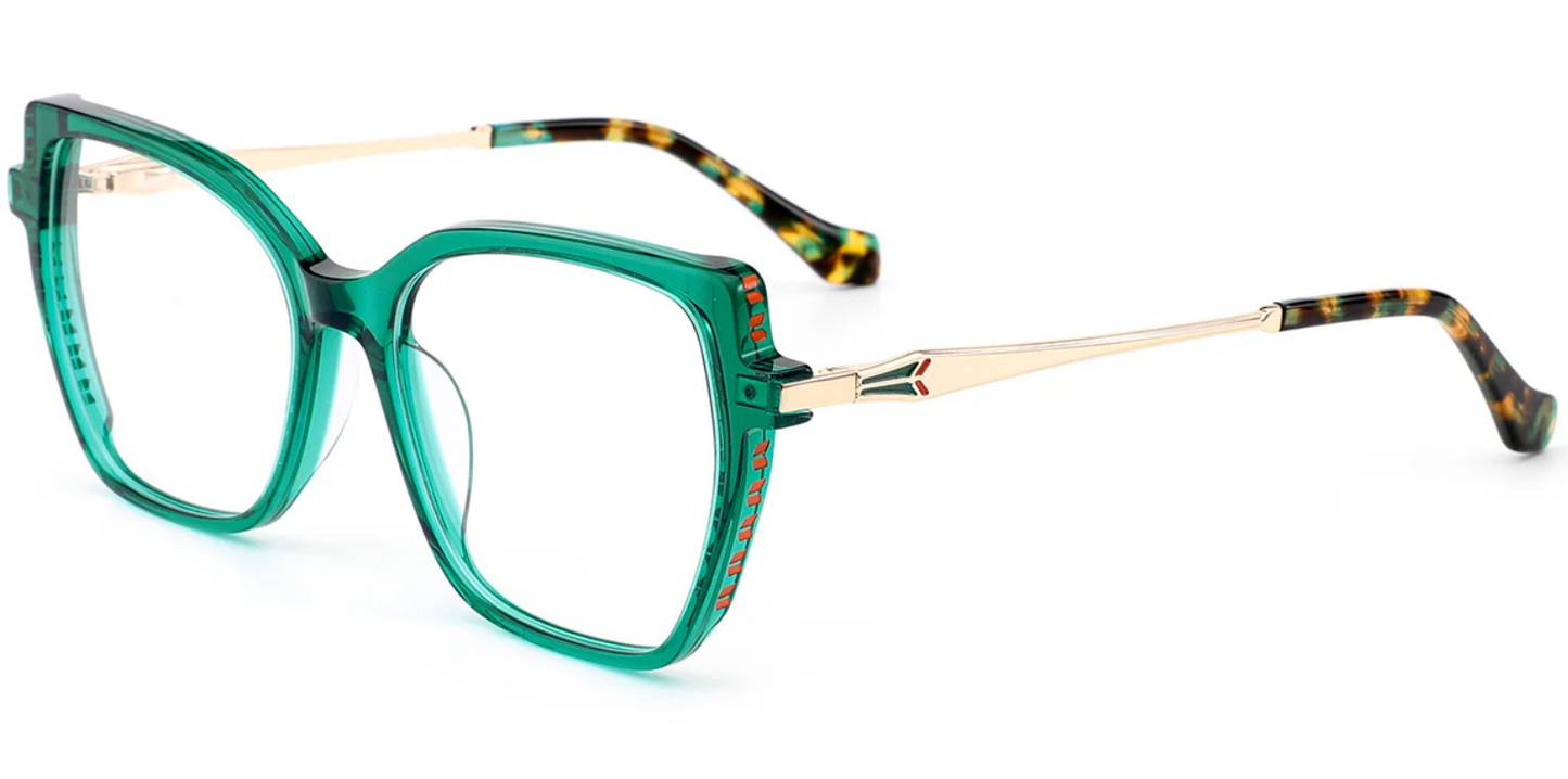 Acetate Square Frame F7854