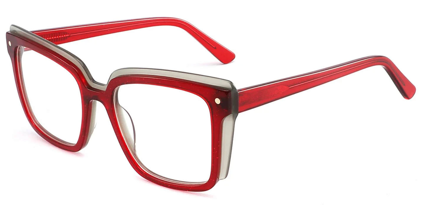 Acetate Square Frame F4263