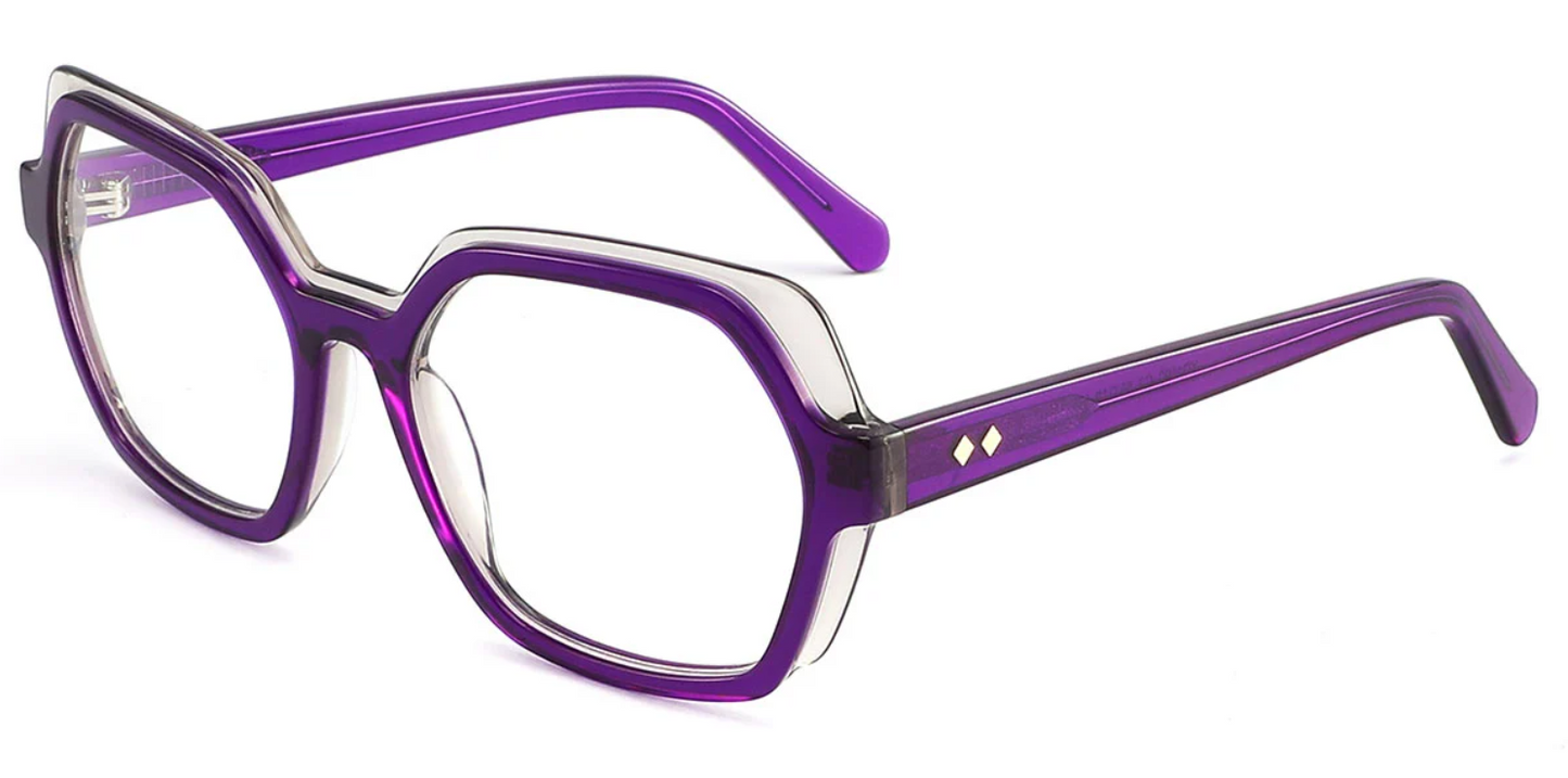 Acetate Geometric Frame F4280