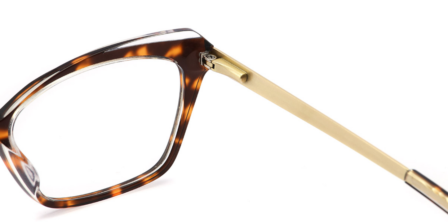 Acetate Square Cat Eye Frame F4282