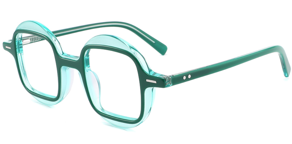 Acetate Square Frame F3753