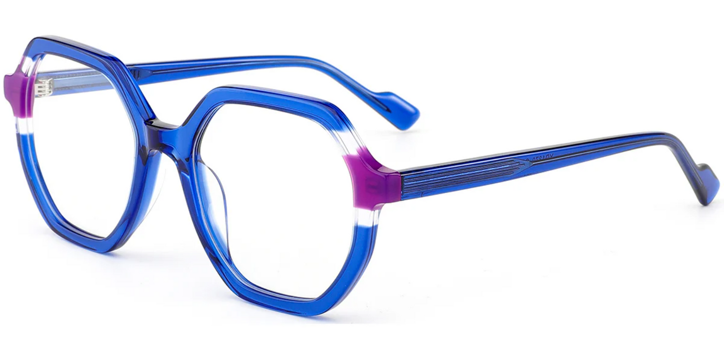 Acetate Geometric Frame F7246