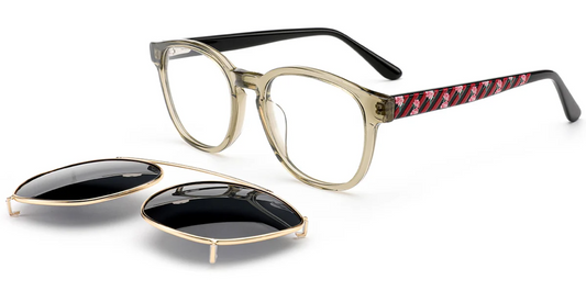 Acetate Square Frame F6585