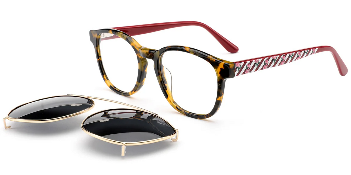 Acetate Square Frame F6585