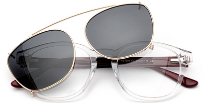 Acetate Square Frame F6585